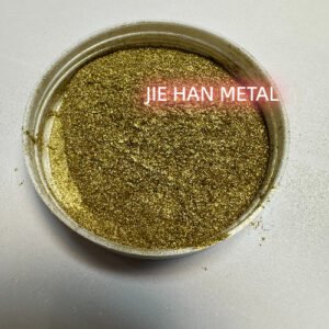 Flake bronze powder for inks and paints