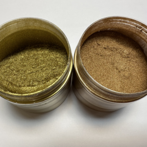 Flake bronze powder for inks and paints